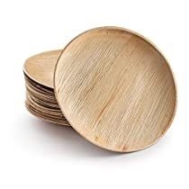 Eco <b>Disposable</b> Wedding <b>Plates</b> 10 Inches Round Shapes <b>Plates</b> Areca Palm Leaf Premium Party & Catering Dinnerware <b>Plates</b> Tableware - Product Image 1