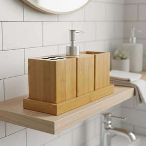 AOTE Home Premium Modern Four-Piece <b>Bathroom</b> <b>Accessories</b> <b>Set</b> - Product Image 2