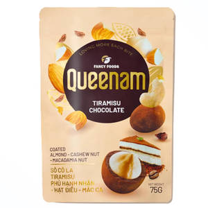The Factory Bestseller Delicious Dragee <b>Chocolate</b> OEM/ODM HALAL 75G Tiramisu <b>Chocolate</b> Coated Almond Cashew Macadamia Nuts Snack - Product Image 1