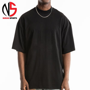 เสื้อยืดคอกลมทรงโอเวอร์ไซส์ รุ่นหนาพิเศษ ปี 2026 สำหรับผู้ชาย ผ้าฝ้าย 100% ทรงปกติ ไหล่ตก ทรงบ็อกซี่ ระบายอากาศได้ดี แห้งเร็ว ปรับแต่งได้ - Product Image 4