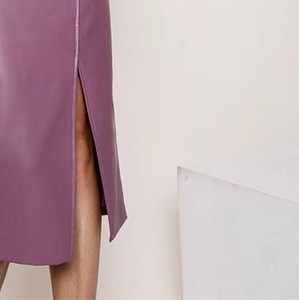 Mini-jupe en cuir personnalisée pour femme, décontractée, taille haute, style boutique, douce, de qualité supérieure, service OEM ODM, échantillon disponible en gros - Product Image 2