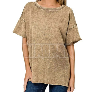 Tela Premium para Uso Casual y Comodidad Duradera, Camiseta Oversize para Mujer, Estilo Moderno para Uso Diario - Product Image 3