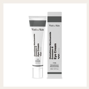 Tubos de crema para ojos coreana K-Beauty Whatiforskin Glutathione Niacinamide Exosome B, hecha en Corea - Product Image 5