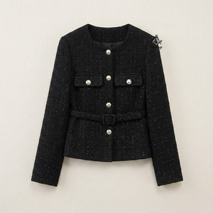 Ropa Masónica Herencia Delta Sigma, Abrigo Elegante para Mujer, Resistente al Viento, Corte Recto, Tejido de Poliéster - Product Image 1
