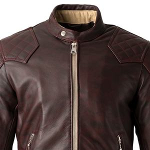Veste de course blindée pour hommes avec vestes en cuir de moto vestes en cuir de moto Street Biker pour hommes avec un bon tissu - Product Image 5