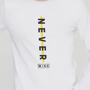 Camisetas de manga larga con cuello redondo y corte ajustado para hombre, de la mejor calidad, informales, de color sólido. - Product Image 4