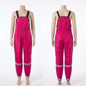กางเกงช่างผ้าฝ้ายดั๊กหนา 340 GSM สำหรับผู้หญิง สีน้ำตาลแทน แผ่นเสริมความแข็งแรง ปะผ้าทอ ปักโลโก้ตามสั่ง คุณภาพสูง - Product Image 6