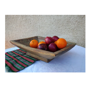 Cuenco de madera para masa y cuenco decorativo para servir frutas al por mayor para decoración de mesa, artículo personalizado - Product Image 1