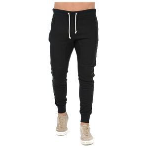 Pantalon de survêtement sport décontracté pour homme, taille mi-haute, avec cordon de serrage, extensible, respirant, en molleton 100% coton, écologique, qualité supérieure - Product Image 5