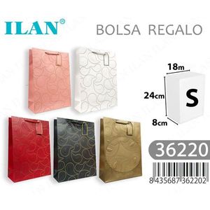 Sacchetto regalo ILAN 24x18x8cm taglia S in carta per confezioni regalo - Product Image 1