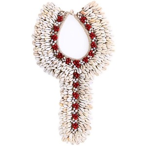 CRYSTAL CRAFT Handmade African Seed Bead Necklace Wholesale Ethnic Jewelry Tribal Multicolor Statement Jewelry Set - Product Image 5