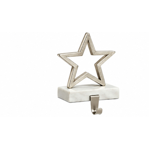Soporte de Lujo para Calcetines Navideños con Forma de Caballito de Mar en Metal Dorado, Gancho Antiguo de Resina con Temática Costera para Decoración de Chimenea con Temática de Playa - Product Image 3
