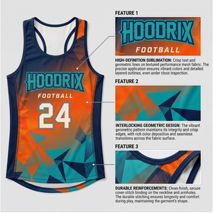 Maillot de football américain 7v7 personnalisé pour femmes, uniforme d'équipe, sublimation, maille respirante, vente en gros, échantillon pour filles, nouveau style, commande MOQ - Product Image 6