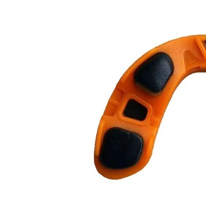 Protège-dents en silicone double couche 2026 noir et orange, moulable, pour la boxe, léger, pour adultes - Product Image 5