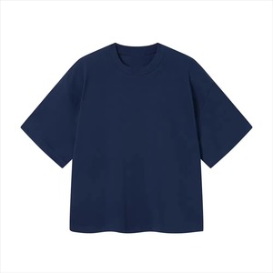 เสื้อยืดแขนสั้นผู้ชายไซส์ใหญ่ สีเทา คอโอ ทรงลำลอง ผ้าถัก - Product Image 6