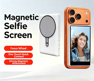 Nouvel écran de contrôle magnétique T1 pour selfie avec télécommande et molette de mise au point, affichage de la caméra arrière et fonction de mise en miroir pour le vlogging - Product Image 4