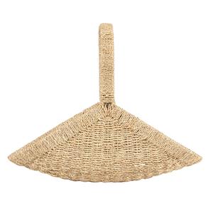 Cesta de flores de junco tejida con asa desmontable, cesta de almacenamiento hecha a mano, venta al por mayor, ecológica, hecha en Vietnam - Product Image 5