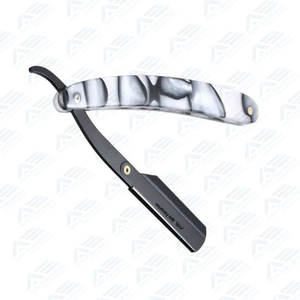 Nouveau rasage parfait pour homme poignée élégante revêtue de papier barbier rasage rasoir droit pour toilettage de précision - Product Image 5