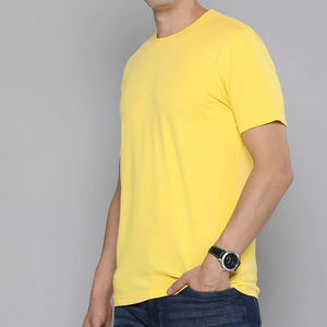 T-shirt d'été à manches courtes pour homme, col rond, 100 % coton, respirant, écologique, personnalisable avec logo, haute qualité, tenue décontractée - Product Image 6