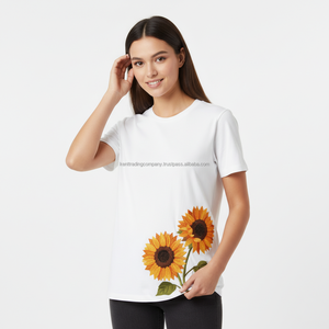 T-shirt unisexe d'été 100 % coton personnalisé avec logo, anti-boulochage, épais, haute qualité, vente en gros - Product Image 5