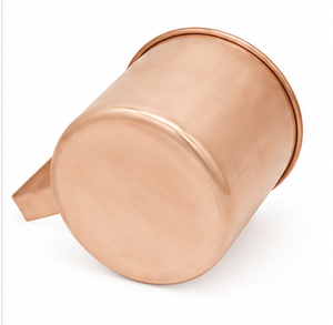 Mug en cuivre style vintage avec poignée, vaisselle en métal massif et articles en cuivre pour restaurant, hôtel, café, bar, mug cadeau, mug personnalisé - Product Image 3