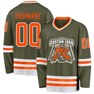 Camisetas de Hockey Personalizadas para Equipos, Nombre y Número Personalizados, Uniforme de Hockey sobre Hielo, Diseño de Tendencia en EE. UU. - Product Image 5