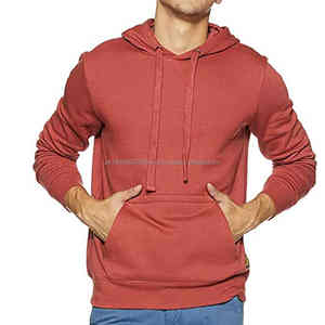 Wholesale Best Material Men's Pullover <b>Fleece</b> <b>Hoodies</b> Pocket Quality Plain Blank Embroidery Custom Logo Design Men's <b>Hoodies</b> - Product Image 1