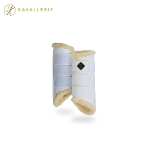 Botas tobilleras de látex de piel para montar - Product Image 1