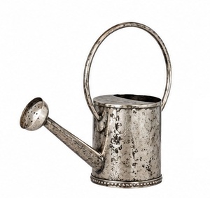 Steel Handicraft Watering Can with Wooden Handle Durable Eco-Friendly <b>5L</b> Capacity Powder Coated Garden Tool - Product Image 2