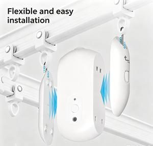 Robot Inteligente para Cortinas Zigbee, Motor para Cortinas con Rieles Romanos, I-Rail y U-Rail, Fácil Instalación DIY, Control por Aplicación y Voz - Product Image 3
