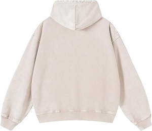 Top qualité femmes Streetwear coton pull à capuche nouveau coréen lâche couleur unie goutte épaule tricoté sweats à capuche pour femme - Product Image 2