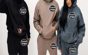 Ensemble de survêtement haut de gamme pour hommes, 2 pièces, en molleton, respirant, qualité supérieure, vente en gros, OEM - Product Image 4