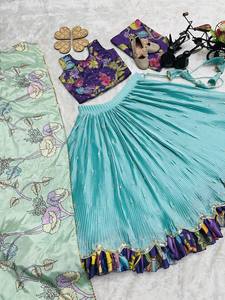 Ensemble Lehenga Choli pour enfants avec dupatta imprimé – Tenue ethnique pour filles pour mariage et fêtes - Product Image 5