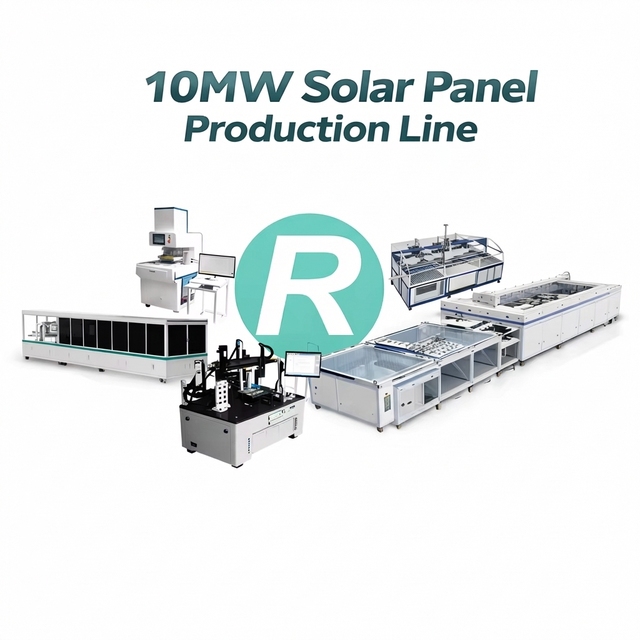 Chinese Manufacturer 10 MW Solar Panel Production Line(small Space Turnkey Installation Training)