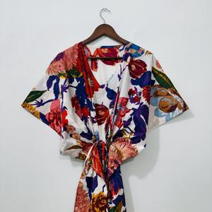 Cotton 100% Hand Block Printed <b>Kaftans</b> Printed Cotton <b>Kaftan</b> Beach Wear Custom Women Evening Print <b>Kaftan</b> Dress Cotton <b>Kaftan</b> - Product Image 4
