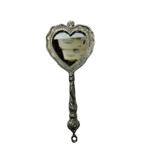 Wholesale Vintage Handheld <b>Mirror</b> with Embossed Ornate Design Antique Decorative <b>Makeup</b> <b>Mirror</b> for Salon Home <b>Vanity</b> - Product Image 3