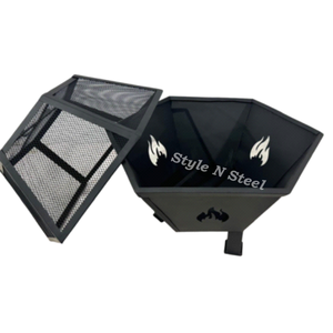 Brasero de Hierro de Última Tendencia, Duradero, Independiente, para Leña/Carbón, Calefacción Exterior para Patio y Jardín - Product Image 1