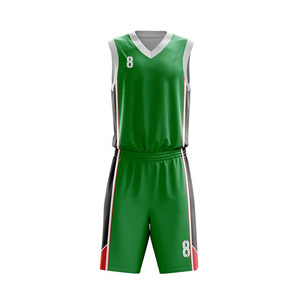 Uniforme de basket-ball personnalisé réversible respirant sans manches à col en V pour adultes unisexes, vêtements de sport de basket-ball à séchage rapide - Product Image 1