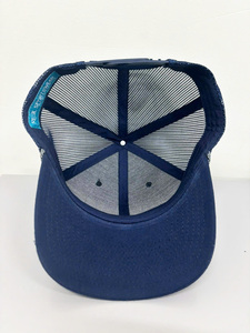 Made by Vietnam Factory, 6 Panel Structured Mesh with Customized Woven Patch Logo Trucker Hat, Sporty Daily <b>Accessory</b> for Adult - Product Image 2