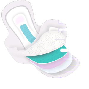 Serviettes hygiéniques anioniques avec bande ionique négative, contrôle des odeurs, protection hygiénique pour la santé des femmes, disponibles à la vente, exportateur indien - Product Image 3