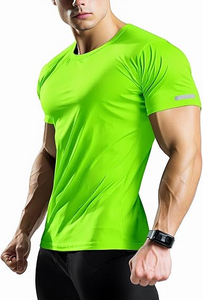 T-shirt de sport léger pour homme, vêtements de sport athlétiques OEM, t-shirt d'entraînement respirant pour homme, fournisseur de vêtements de sport, t-shirt de fitness pour homme - Product Image 4