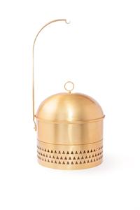 Wholesale Luxury Gold Stainless Steel Chafing Dish Bulk Round <b>Buffet</b> Food Warmer Catering <b>Server</b> with Hanging Dome Lid - Product Image 2