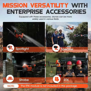 Último Autel EVO 2 II Dual 640T Enterprise V3 Commercial GPS Quadcopter UAV con cámara de imagen térmica 4K Dron profesional - Product Image 3