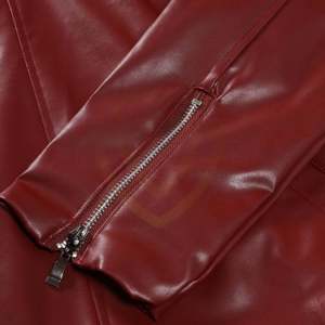 Men's High Quality Fashion Stand Collar Leather <b>Jacket</b> <b>Winter</b> <b>Waterproof</b> Windproof High Street Style Leather <b>Jacket</b> - Product Image 6