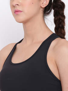 Fit Kin Women's High Support Reversible <b>Adjustable</b> Cross Back Mesh Beaded Print Sports Bra - Product Image 5