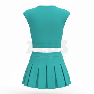 Uniforme de cheerleading pour femmes de haute qualité, séchage rapide, léger, couleur unie - Product Image 2