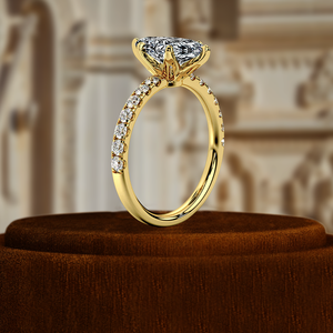 แหวนเพชรทรงมาร์คีส์ 1.5 กะรัต เพาะเลี้ยงในห้องปฏิบัติการ, แหวนทอง 14K แบบคลาสสิกประดับเพชร, แหวนแต่งงานรับรองโดย IGI, แหวนเพชรเม็ดเดี่ยวสำหรับเจ้าสาว - Product Image 5