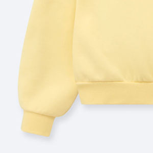 Women Winter Long Oversized Crew Neck Printed Front Heavy Cotton Warm Quick Dry Sweatshirt Cozy <b>Brushed</b> Fleece Relaxed - Product Image 5