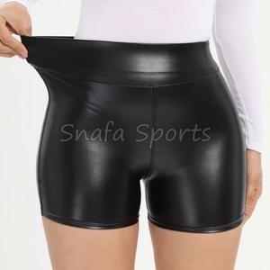 New Arrival Women's Breathable Leather Shorts Best Design Board Shorts Pattern Cheap Price with Low MOQ - Product Image 5