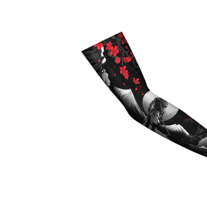 Unisex Digital Custom Logo Sport <b>Arm</b> <b>Sleeves</b> Sets Breathable Quick Dry <b>Compression</b> Wear for Unisex OEM Outdoor Use - Product Image 5